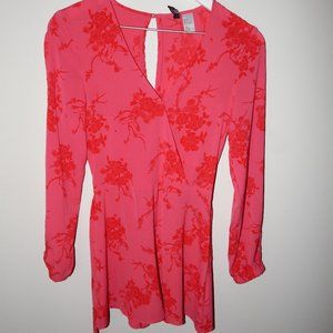 H&M Pink Floral Romper